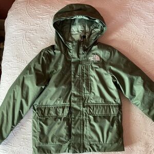 The North Face Kids' North Down Triclimate Jacket in dark sage
